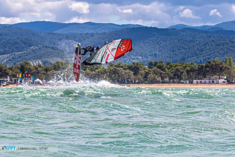 EFPT Vieste, this year only virtual photo copyright Emanuela Cauli taken at  and featuring the Windsurfing class