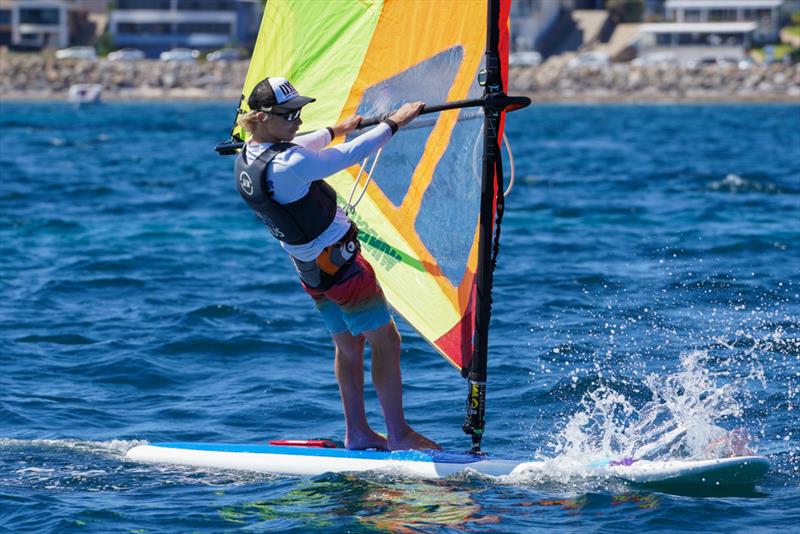 Quinn Auricht was a recent winner of the class Youth Scholarship - photo © Harry Fisher, Down Under Sail