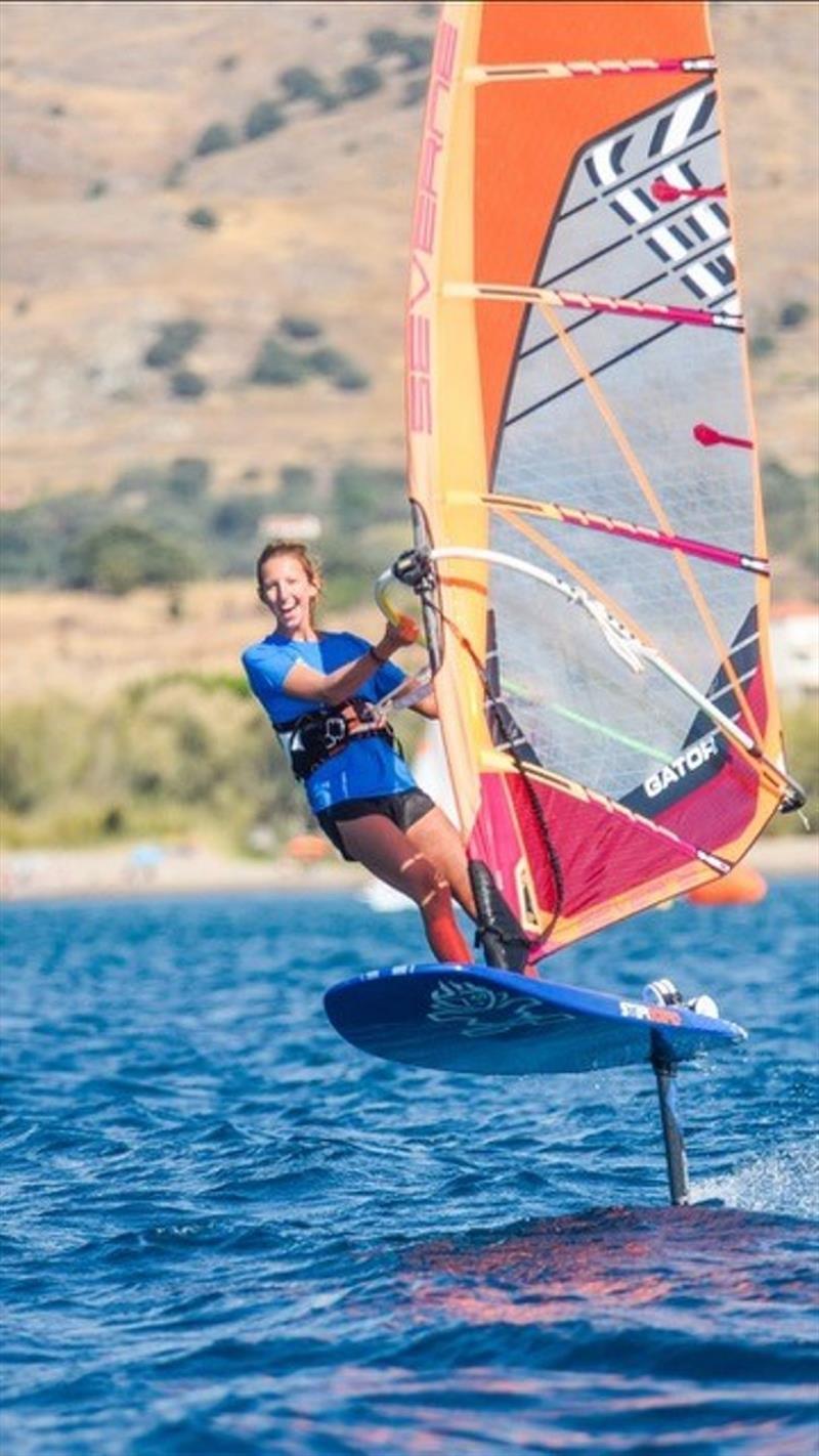 Harriet windfoiling photo copyright RYA taken at Royal Yachting Association and featuring the Windsurfing class