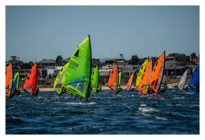 A strong fleet of more than 100 riders has made it to this event - 2022 Australian Windsurfer Championships - photo © Tidal Media Australia