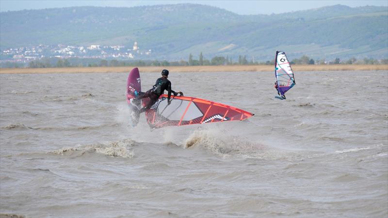 Robin Libicky going for a shove-it photo copyright Freestyle Pro Tour taken at  and featuring the Windsurfing class