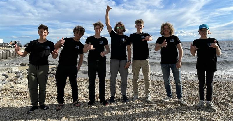 The Rookie Camp participants with Head Coach Dieter van der Eyken photo copyright Freestyle Pro Tour taken at  and featuring the Windsurfing class