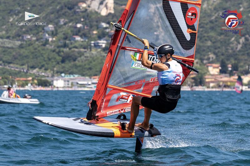 2022 Formula Windsurfing Foil World Championships Torbole - Day 2 photo copyright Elena Giolai taken at Circolo Surf Torbole and featuring the Windsurfing class