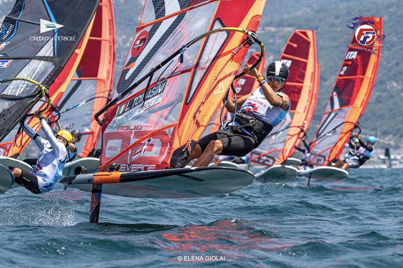 2022 Formula Windsurfing Foil World Championships Torbole - Day 3 photo copyright Elena Giolai taken at Circolo Surf Torbole and featuring the Windsurfing class