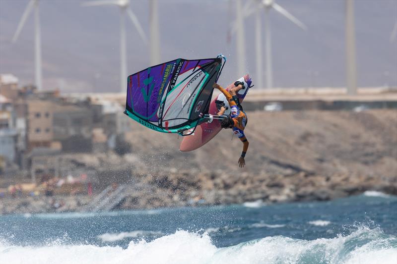 The Catalan, Marc Paré, the prince of the waves, one of the best in Pozo Izquierdo - Gran Canaria Windsurfing Worlds 2022 photo copyright Jesús de León taken at  and featuring the Windsurfing class