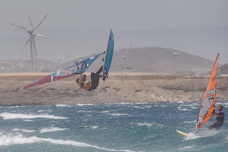 Víctor Fernandez (ESP) during the semi-finals - Windsurfing World Cup 2022 photo copyright Delfour Photographer taken at  and featuring the Windsurfing class