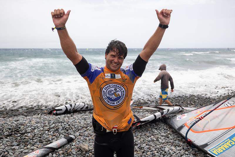 Philip Köster after the big final - Gran Canaria Windsurfing World Cup 2022 - photo © Gran Canaria Windsurfing World Cup