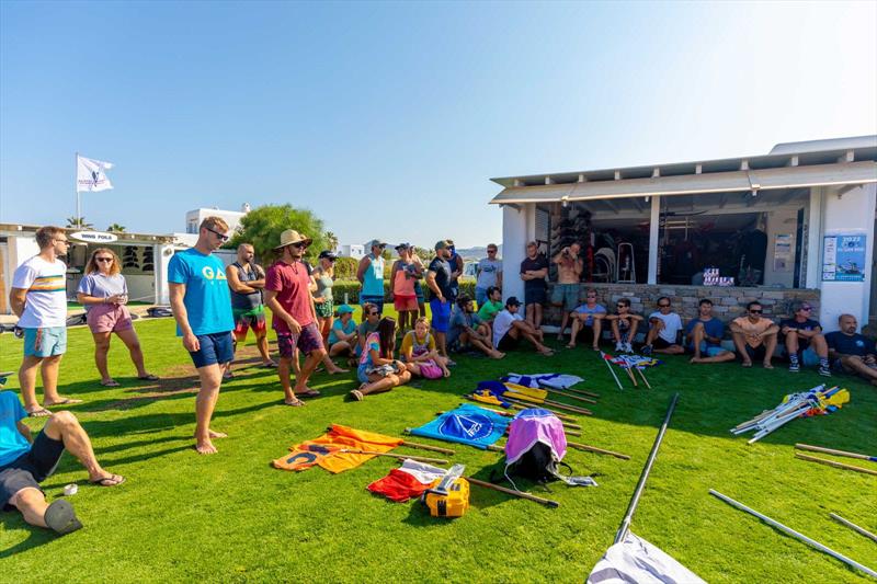 2022 IFCA Slalom World Championships in Paros - Day 1 photo copyright Simon Crowther taken at  and featuring the Windsurfing class