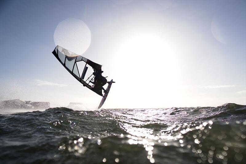 Tim rotating through a Forward Loop photo copyright EFPT taken at  and featuring the Windsurfing class