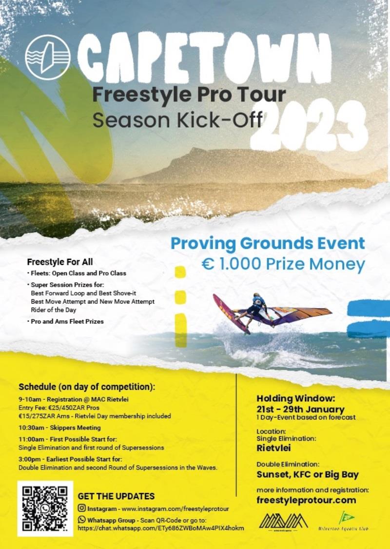 Cape Town Freestyle Pro Tour season kicks off photo copyright Freestyle Pro Tour taken at  and featuring the Windsurfing class