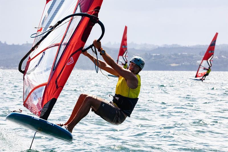 2023 Windfoil Nationals photo copyright Tasman Rowntree taken at Manly Sailing Club and featuring the Windsurfing class