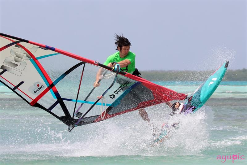 The event is also a launchpad for freestylers from all over the world to try competition for the first time, the spirit upon which the Proving Grounds Series is built. Pictured is Pawel Palichleb from Poland, competing at last years King of the Caribbean photo copyright Ayu Pic taken at  and featuring the Windsurfing class