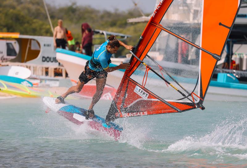 Rookie Camp Coach Maarten Molenaar in action during the 2023 EFPT Bonaire - photo © Freestyle Pro Tour