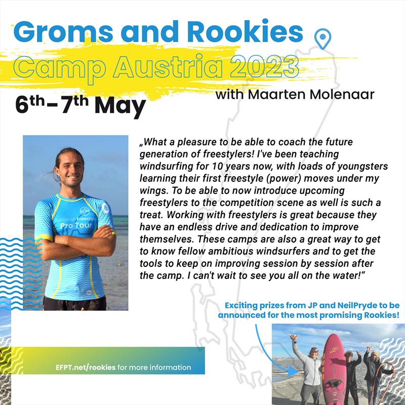 Rookie Camp Coach Maarten Molenaar about his excitement surrounding this camp - photo © Freestyle Pro Tour