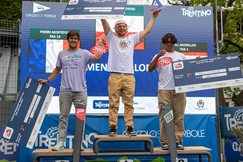 Men's podium - 2023 PWA Torbole World Cup Garda - photo © Elena Giolai