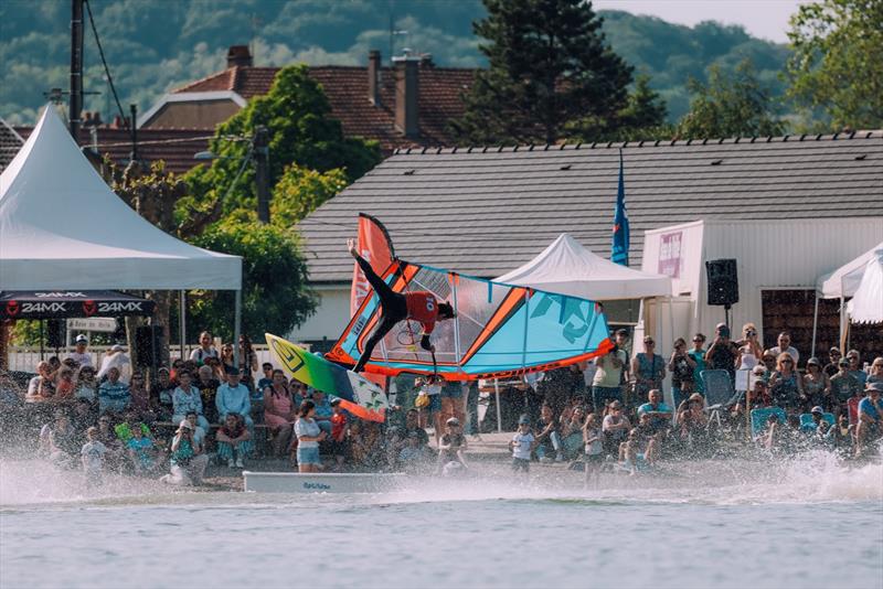 Nascimo Fournier was on a mission, and often found himself in peculiar situations photo copyright Freestyle Pro Tour taken at  and featuring the Windsurfing class