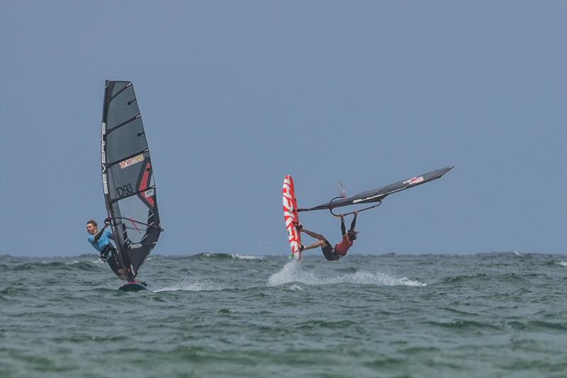 Jamie Howard and Mathias Vingaard, both impressing on opposite sides of the 4-man heats - photo © Protography Official