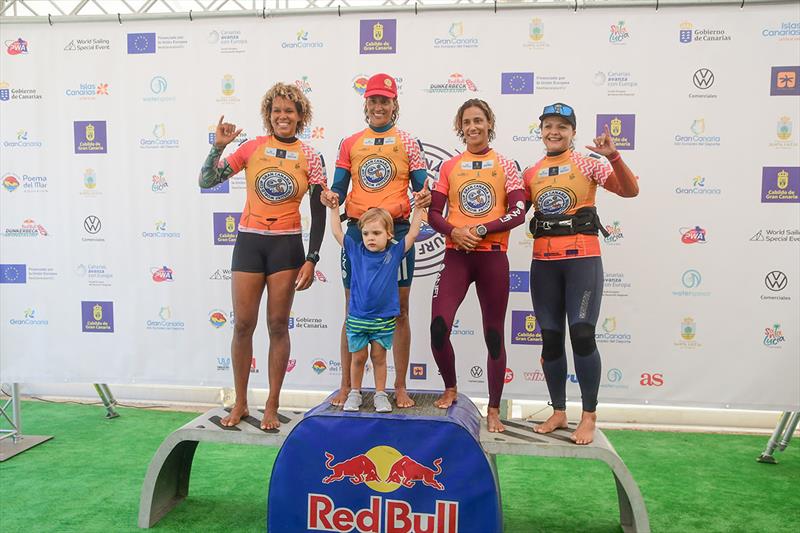 Podium Women Wave elimination - Gran Canaria Windsurf World Cup - photo © Gran Canaria Windsurf World Cup