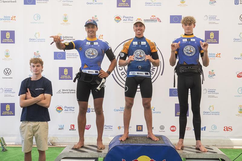 Podium Under 20 - 35th Gran Canaria Windsurf World Cup Pozo Izquierdo - photo © David Delfour