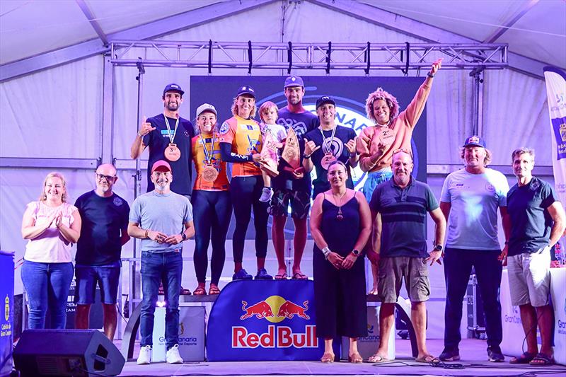 All Waves Podium together - 35th Gran Canaria Windsurf World Cup Pozo Izquierdo - photo © Gran Canaria Windsurf World Cup