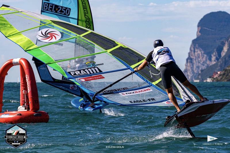 2023 Torbole Youth, Junior & Master IFCA Slalom Europeans photo copyright Elena Giolai taken at Circolo Surf Torbole and featuring the Windsurfing class