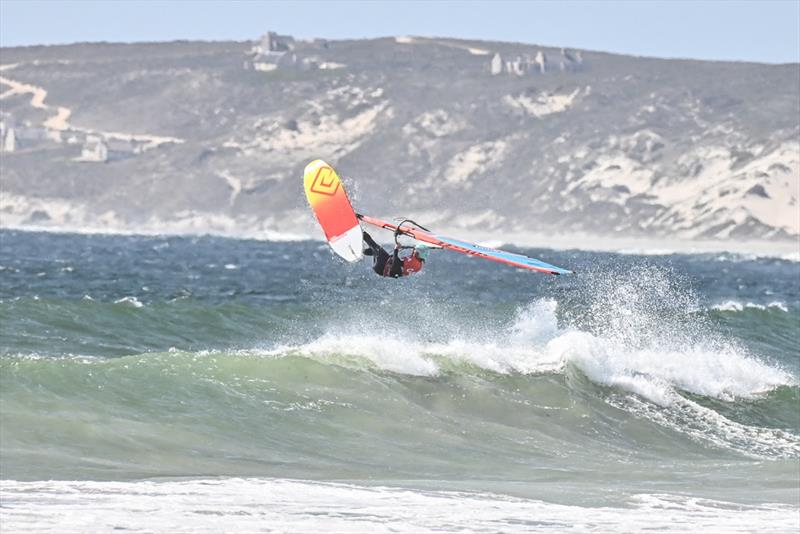 Waves got added to the equation in the double elimination - 2024 FPT Cape Town in Paternoster photo copyright Protography Official taken at  and featuring the Windsurfing class