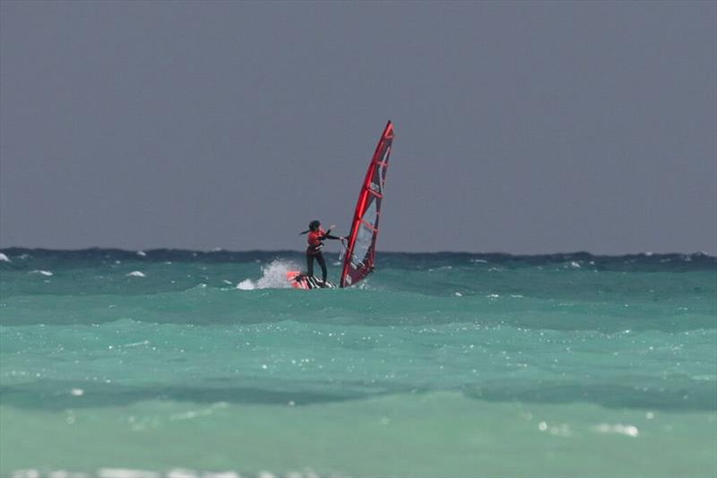 Maud de Bruijn in action in front of an ever more threatening sky - 2024 FPT Vieste - photo © PROtography Official