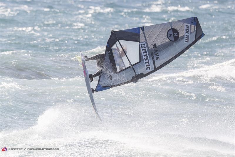 Justyna Sniady pulls the trigger on day 3 of the Gran Canaria Gloria Windsurf World Cup - photo © John Carter