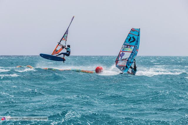 Airborne - Sarah-Quita Offringa on Day 1 of the Fuerteventura PWA Grand Slam - photo © Carter / PWAWorldTour.com