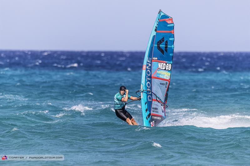 Jordy Vonk claims his first Fuerte bullet on Day 2 of the Fuerteventura PWA Grand Slam - photo © Carter / PWAWorldTour.com