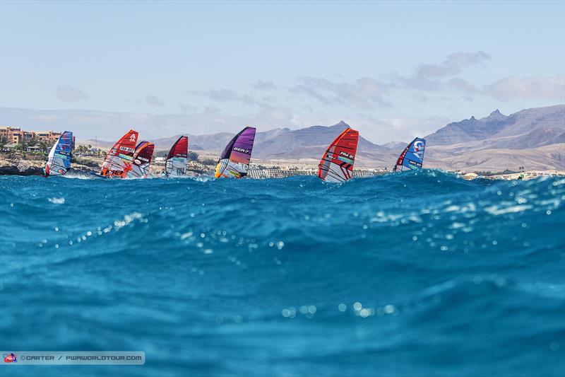 Idyllic racing in Fuerte on Day 4 of the Fuerteventura PWA Grand Slam - photo © Carter / PWAWorldTour.com