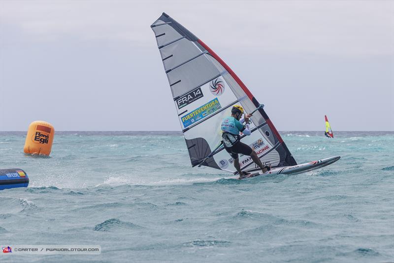 Ice cold - Pierre Mortefon strikes when it matters most on Day 4 of the Fuerteventura PWA Grand Slam - photo © Carter / PWAWorldTour.com