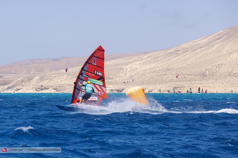 Matteo Iachino claims second place on Day 5 of the Fuerteventura PWA Grand Slam - photo © Carter / PWAWorldTour.com