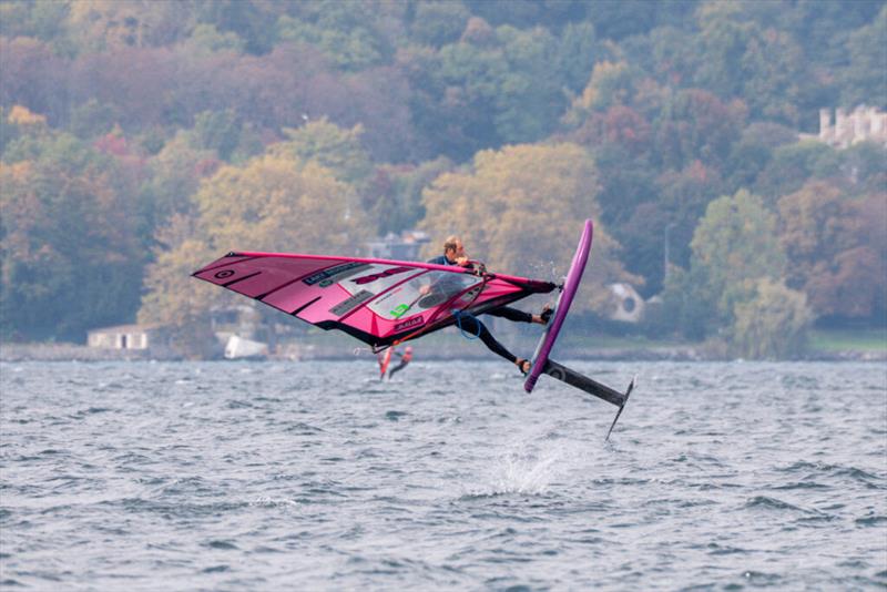 We did briefly see some Foilstyle action on the water, before the competition was called off as the wind dropped - photo © PROtography Official