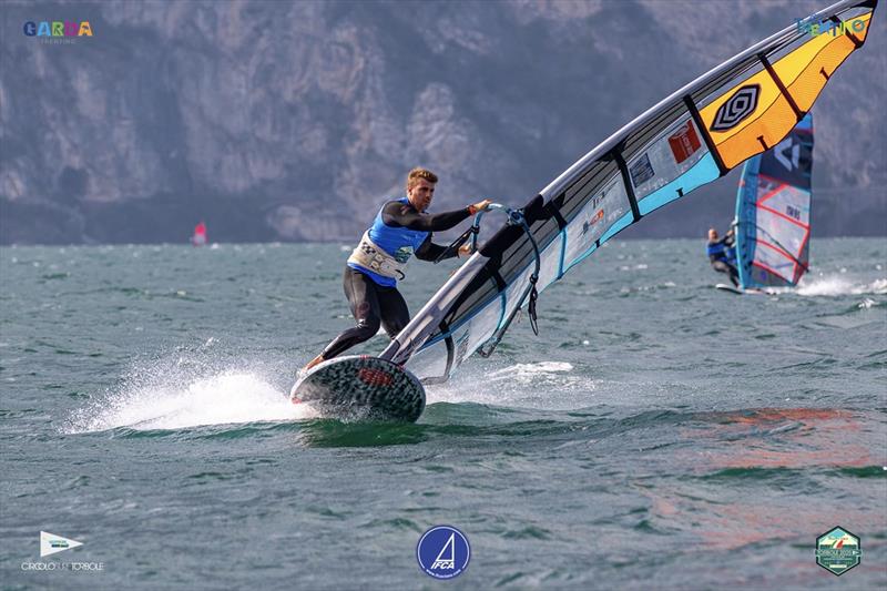IFCA Fin & Foil Slalom European Championships 2025, day 1 photo copyright Elena Giolai taken at Circolo Surf Torbole and featuring the Windsurfing class