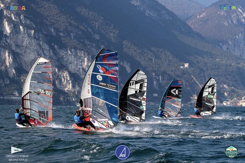 IFCA Fin & Foil Slalom European Championships 2025, day 1 photo copyright Elena Giolai taken at Circolo Surf Torbole and featuring the Windsurfing class
