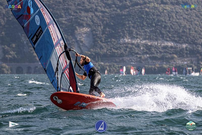 IFCA Fin & Foil Slalom European Championships 2025, day 1 photo copyright Elena Giolai taken at Circolo Surf Torbole and featuring the Windsurfing class