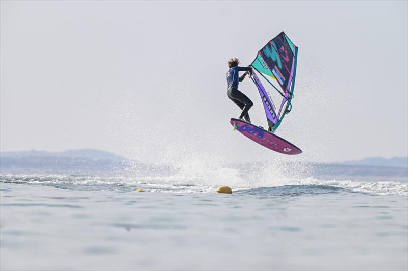 Eugenio Marconi's Cana Brava – reminiscent of his Duotone teammate Foivos Tsoupras - 2025 Freestyle Pro Tour Naxos - Day 1 photo copyright PROtography Official taken at  and featuring the Windsurfing class