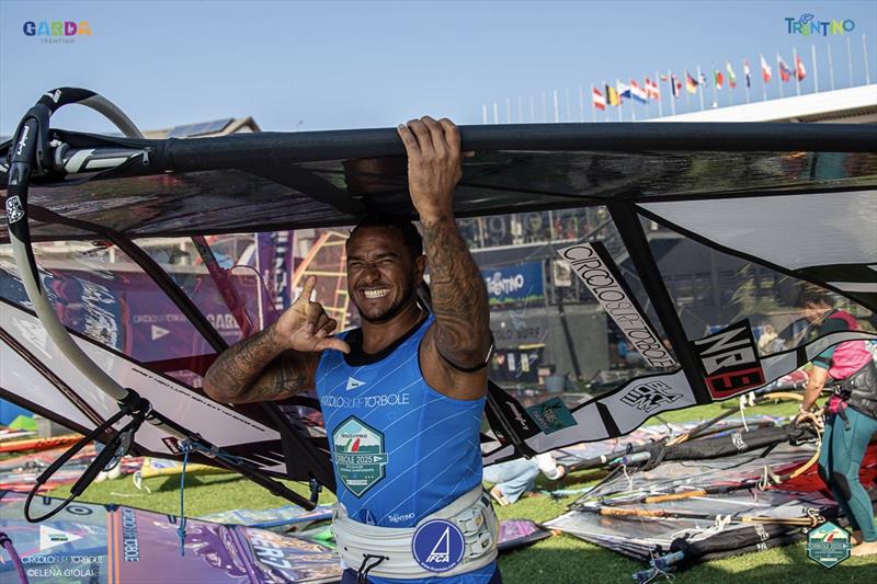 2025 IFCA European Championships Slalom Fin & Foil photo copyright Elena Giolai taken at Circolo Surf Torbole and featuring the Windsurfing class