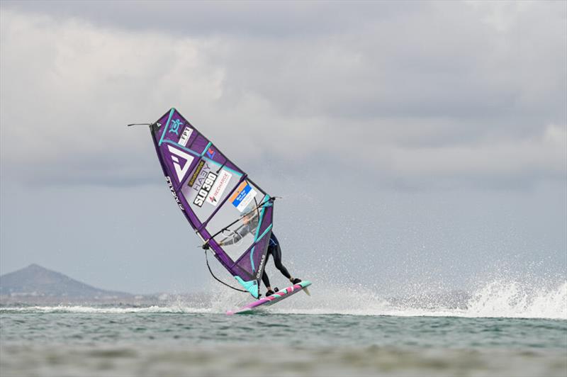 Ziva Batis impressed with standout consistency in her runs - 2025 Freestyle Pro Tour Naxos photo copyright PROtography Official taken at  and featuring the Windsurfing class