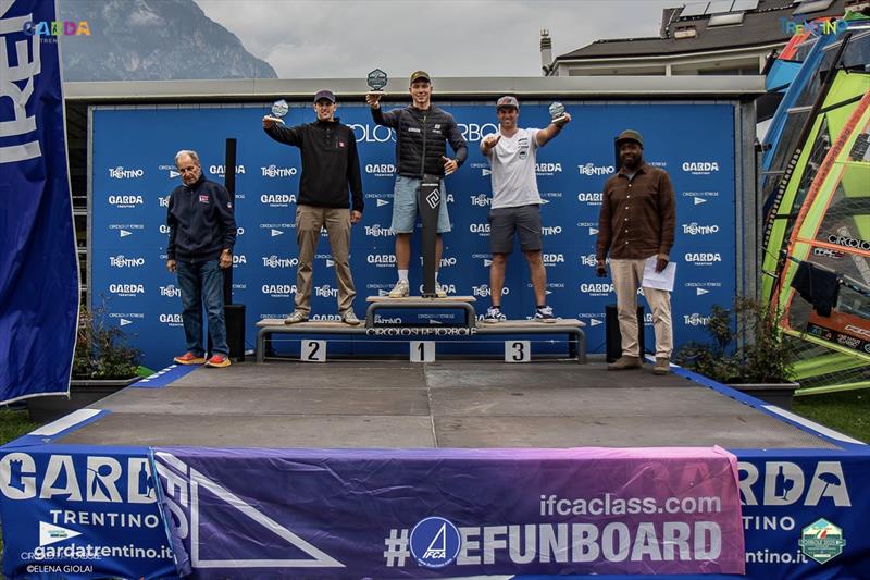 2025 IFCA Fin & Foil Slalom European Championships photo copyright Elena Giolai taken at Circolo Surf Torbole and featuring the Windsurfing class