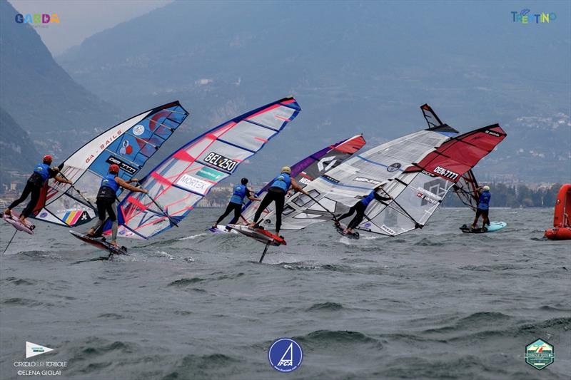 2025 IFCA Fin & Foil Slalom European Championships photo copyright Elena Giolai taken at Circolo Surf Torbole and featuring the Windsurfing class