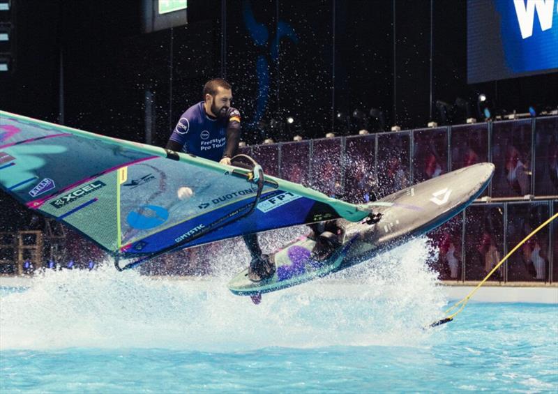 The Tow-In Shaka was the discovery of the event for Foivos - FPT Boot Düsseldorf 2026  - photo © Freestyle Pro Tour