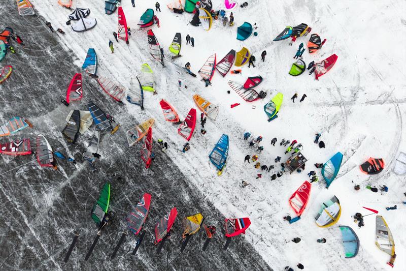 Ice and Snow Sailing Worlds in Sweden Day 1