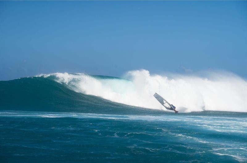 Santiago Lirosi charging the outer reef - Puerto Rico `Wind Warriors` Windsurf World Wave Tour - photo © Bernd Roediger 