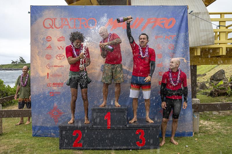 Quatro Maui Pro at Ho'okipa - Day 3 photo copyright Fish Bowl Diaries taken at  and featuring the Windsurfing class