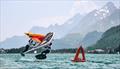 Close battles on the shade of the snowy Swiss mountain tops - Ensis Engedinwing 2025 WingFoil Racing World Cup Switzerland - Day 4