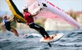 Karolina Kluszczynska moves to two points from the women's lead - 2025 Formula Wing World Championships, Sardinia, Italy - Day 3