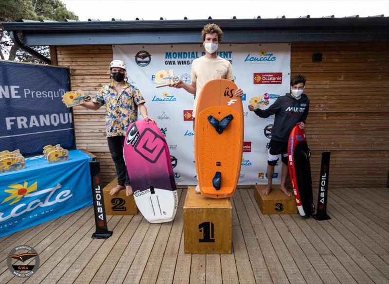 Men Surf-Freestyle winners - GWA Wingfoil World Cup Leucate 2021 - photo © Samuel Cardenas