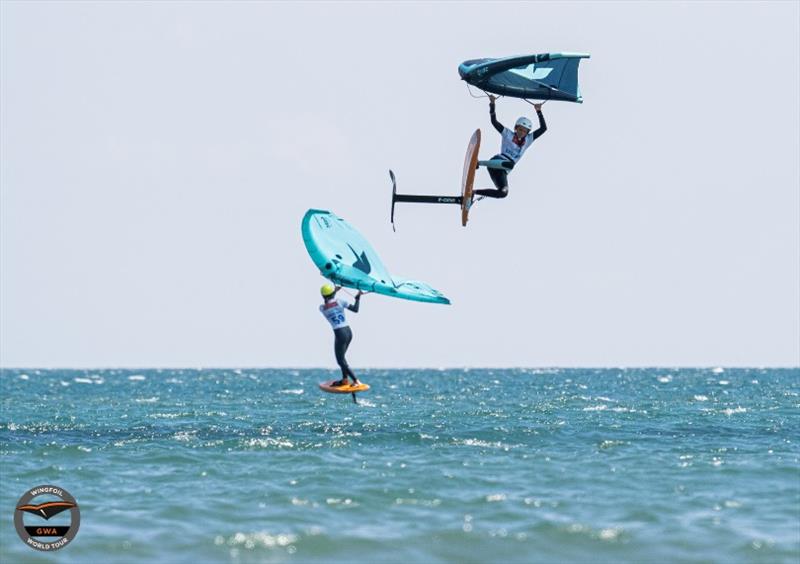 GWA Wingfoil World Cup Leucate 2021, final day photo copyright Samuel Cardenas taken at  and featuring the Wing Foil class